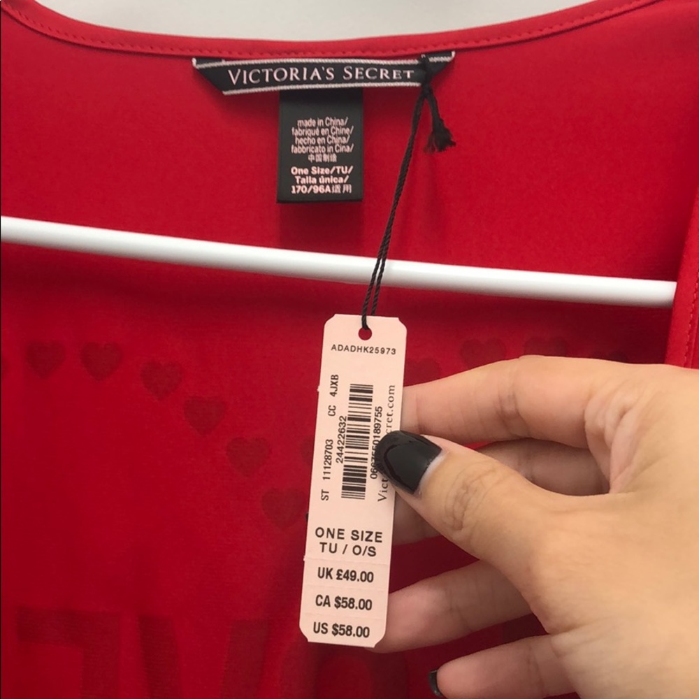 Victoria’s Secret Red Robe - Picture 3 of 3